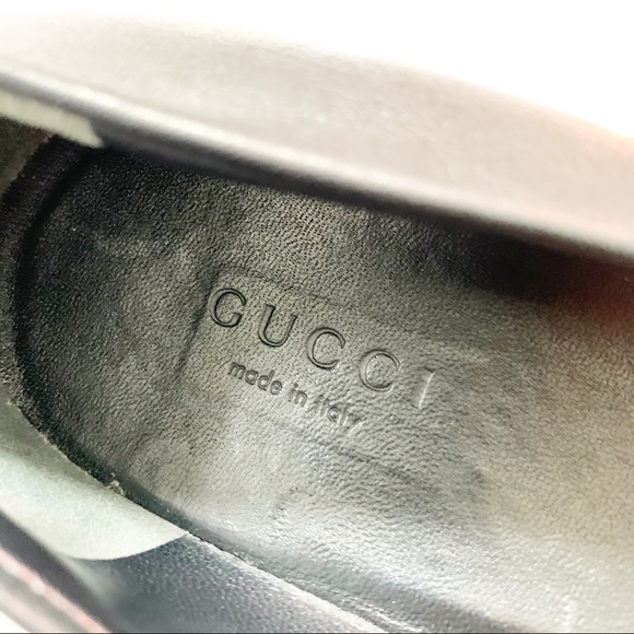 Gucci Sachalin Logo Low-heeled Round Toe Pump - Picture 10 of 13